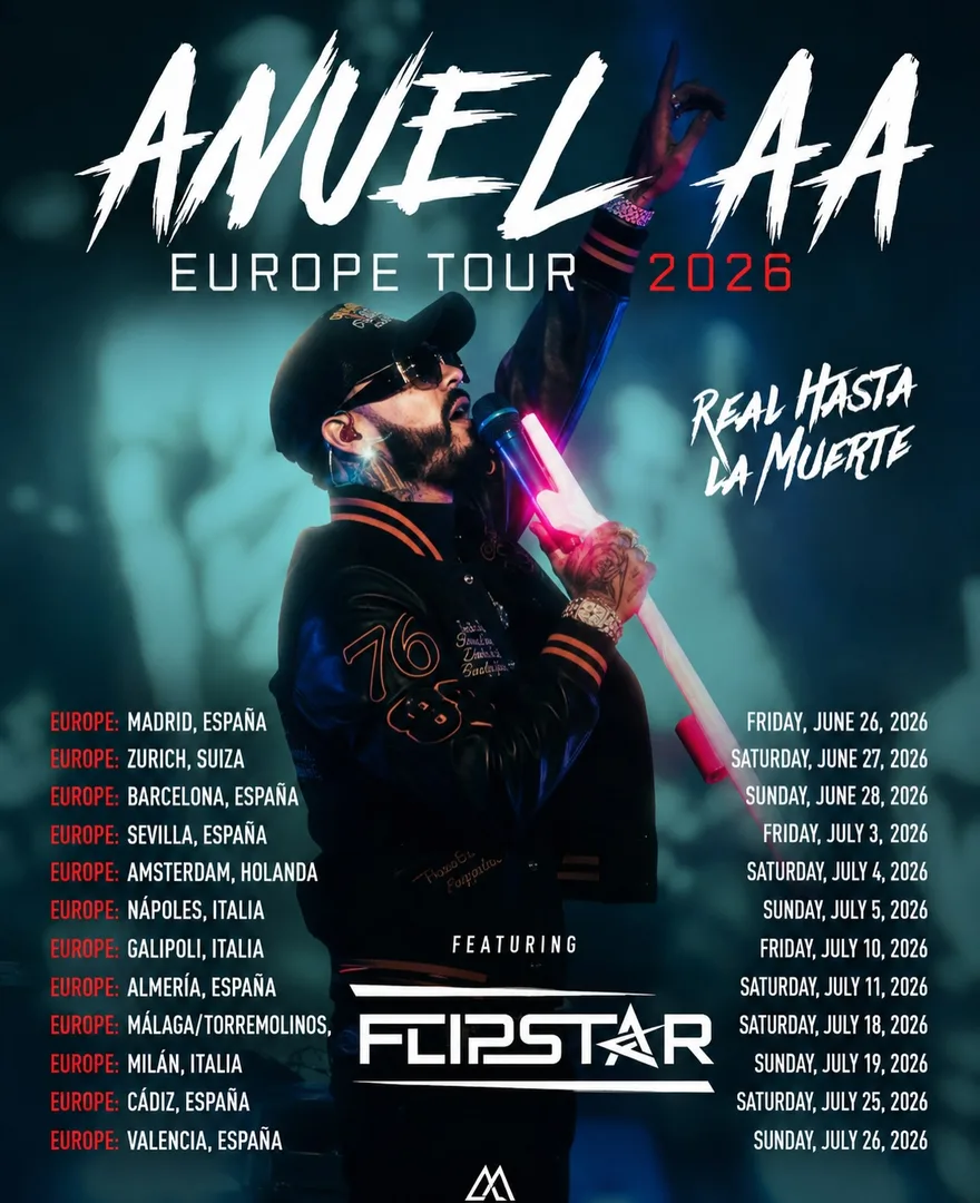 Featured on the Anuel AA Summer Europe Tour bill